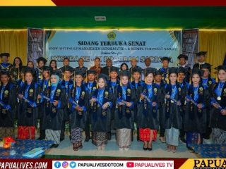 Hadiri Acara Wisuda STMIK Pesat Nabire, Gubernur: Manfaatkan Ilmu untuk Majukan Daerah