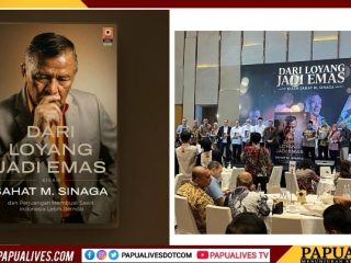 Sahat M Sinaga Launching Buku “Dari Loyang Jadi Emas”