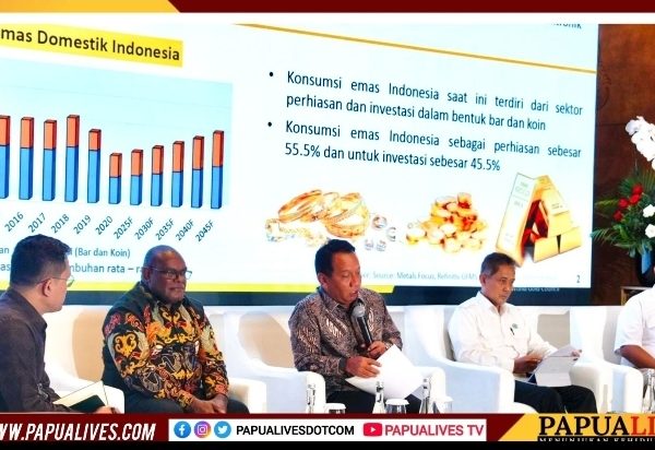 Forum Indonesia Emas 2045, Gubernur Meki Nawipa Tegaskan Legalitas Tambang Rakyat Perkuat Moneter RI