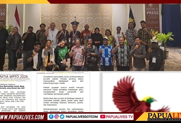 Insan Pers di Papua Suarakan 6 Komitmen: Kebebasan, Kesetaraan Gender, hingga Perlindungan Wartawan