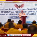 Gubernur Meki Nawipa Serukan 'Satukan Hati' Kepala Daerah Se-Tanah Papua dalam Rakor Percepatan Pembangunan