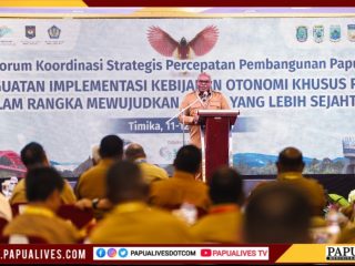 Gubernur Meki Nawipa Serukan 'Satukan Hati' Kepala Daerah Se-Tanah Papua dalam Rakor Percepatan Pembangunan