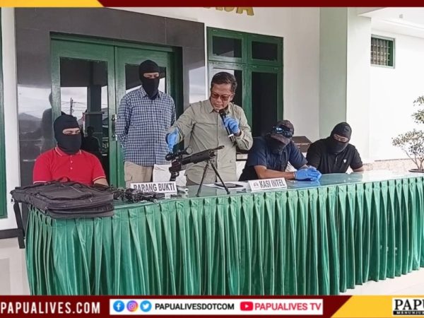 Diduga Terkait Tambang Ilegal, Tujuh WNA di Nabire diamankan Bersama Senjata Api Rakitan dan Amunisi