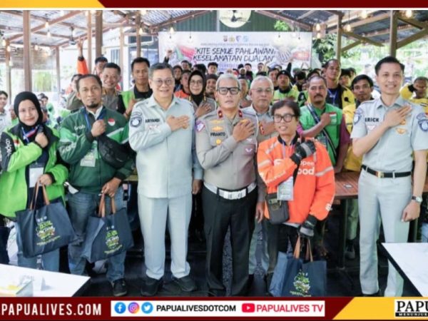 Dukung Kegiatan Polantas Menyapa: Jasa Raharja Bekali Komunitas Ojol dengan Edukasi Keselamatan dan PPGD