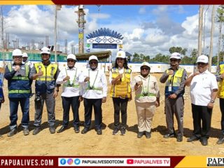 Wamendagri Ribka Haluk dan Wamen PUPR Tinjau Progres Pusat Pemerintahan Papua Tengah, Gedung A-C Ditarget Rampung Desember 2026