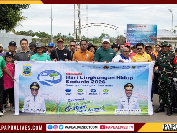 Peringati HLH Sedunia 2026, Pemprov Papua Tengah Kumpulkan 4,1 Ton Sampah dalam Aksi Massal di Nabire