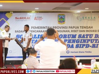 Perkuat Fondasi Kebijakan, Pemprov Papua Tengah Tutup Sosialisasi Forum Satu Data & E-Walidata SIPD-RI di Timika