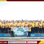 Gerakan Indonesia Asri: Ratusan Personel Polda Papua Tengah Gotong Royong Bersihkan Pesisir Nabire