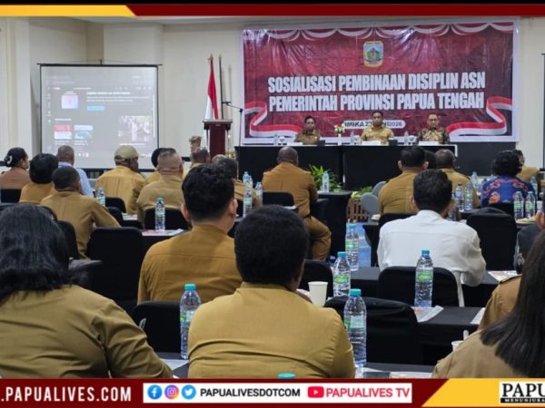 Gubernur Meki Nawipa: Disiplin ASN Tentukan Mutu Pelayanan Publik