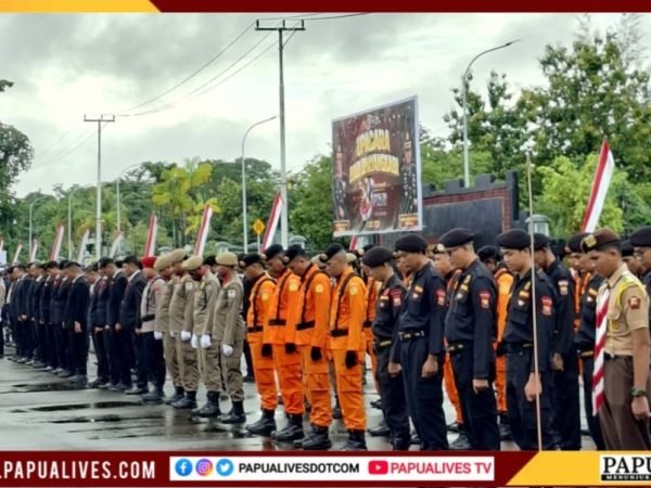 18 Personel Senkom Mimika Hadiri Upacara Peringatan HUT Bhayangkara ke-80