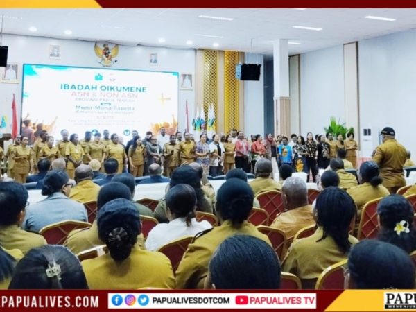 ASN dan Non ASN Pemprov Papua Tengah Gelar Ibadah Oikumene, Perkuat Iman serta Pelayanan Pemerintahan