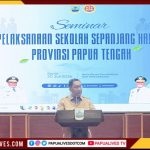 Pemprov Papua Tengah Buka Seminar Sekolah Sepanjang Hari, Silwanus Sumule: Alokasikan 30% Dana Otsus untuk Pendidikan
