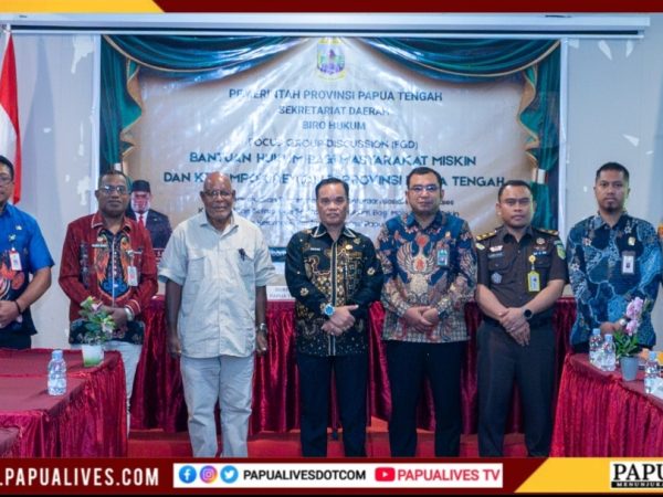 FGD di Nabire: Pemprov Papua Tengah Targetkan Layanan Bantuan Hukum Menjangkau Pelosok Kampung