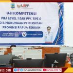 Pemprov Papua Tengah Perkuat SDM, Sebanyak 60 ASN Ikut Uji Sertifikasi PBJ Level 1 dan PPK Tipe C