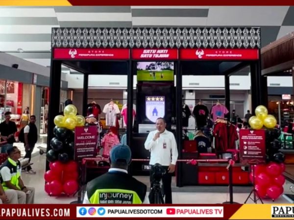 Cendrawasih Karsa Store - Persipura Experience Resmi Dibuka di Bandara Sentani, Hadirkan Cinderamata Kebanggaan Papua