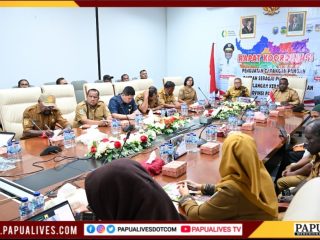 Gubernur Meki Nawipa Perintahkan Pemkab Alokasi Anggaran Cadangan Pangan, Data Harus Terverifikasi BPS