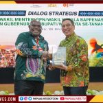 Gubernur Meki Nawipa Paparkan 12 Poin Kesepakatan Dalam Dialog Strategis Bersama Wamen Bappenas RI