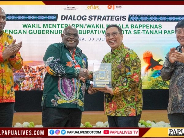 Gubernur Meki Nawipa Paparkan 12 Poin Kesepakatan Dalam Dialog Strategis Bersama Wamen Bappenas RI