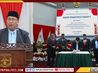 DPR dan Pemprov Papua Tengah Sepakat Sahkan Pertanggungjawaban APBD Provinsi Tahun 2025