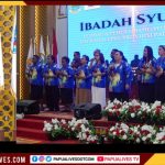 Usai Berlaga di Pesparawi Nasional XIV, Kontingen Papua Tengah Gelar Ibadah Syukur di Kantor Gubernur