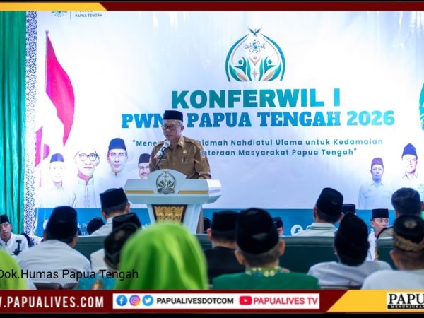 Konwil I PWNU Papua Tengah Resmi Dibuka Gubernur Meki Nawipa di Ponpes Darul Fikri