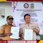 Disnakertrans Dogiyai Teken MoU dengan LPK IKMTC, 25 Pemuda OAP Ikuti Pelatihan Alat Berat di Mimika