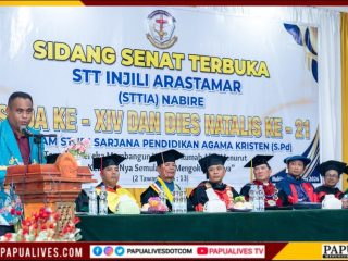 Wisuda XIV STTIA Nabire, Gubernur Meki Nawipa: Jadilah Terang dengan Integritas dan Hati Pelayan