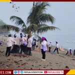 Warnai PKKMB dengan Aksi Sosial, Ratusan Mahasiswa Baru STIKes Papua Sehat Gotong Royong Bersihkan Lingkungan