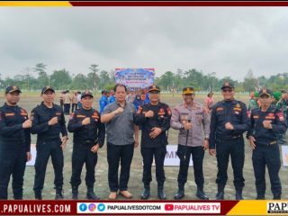 Senkom Mimika Ikuti Apel Gelar Pasukan Kesiapsiagaan BPBD Mimika 2026