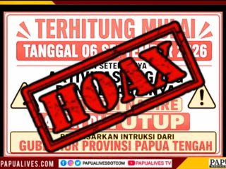 Hoaks! Gubernur Papua Tengah Tak Pernah Perintahkan Penutupan Pantai Nabire