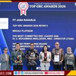 Konsisten Terapkan GRC, Jasa Raharja Raih Empat Penghargaan di Ajang TOP GRC Awards 2026