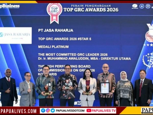 Konsisten Terapkan GRC, Jasa Raharja Raih Empat Penghargaan di Ajang TOP GRC Awards 2026