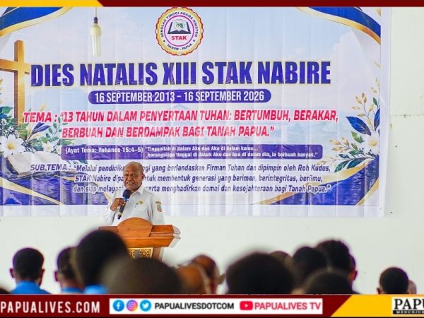 Dies Natalis ke-13 STAK Nabire, Pemprov Papua Tengah: Jadikan Kampus Pusat Pencetak SDM Berkarakter dan Berintegritas