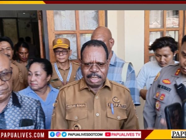 Usai Mediasi di Polres Nabire, Bupati Mesak Magai Minta Maaf kepada GKI Tanah Papua atas Sengketa GOR Kota Lama