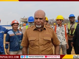 Kejar Target Kantor Gubernur, DPR, dan MRP, Wagub Deinas Geley Sidak Progres Puspem Karadiri II