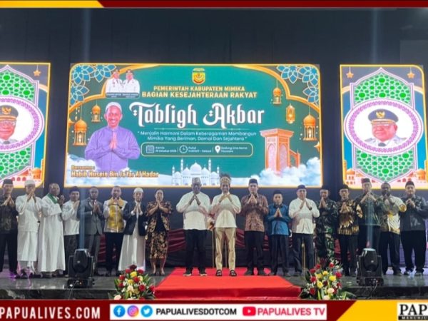 Pengurus DKM di Bawah Naungan LDII Hadiri Tabligh Akbar Habib Husein Ja’far di Mimika