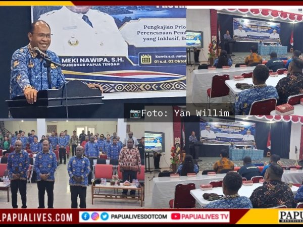 Pemprov Papua Tengah Gelar FGD Pengkajian Prioritas Daerah, Sasar Perumusan Kebijakan Berbasis Bukti