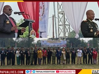 Peringati HUT ke-81 TNI di Nabire, Gubernur dan Danrem 173 Tekankan Sinergi dengan Rakyat
