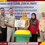 PT Jasa Raharja (Persero) Kantor Wilayah Utama DKI Jakarta Dorong Kesadaran Lingkungan dan Kepatuhan Pajak melalui Bank Sampah Kutilang Johar Baru