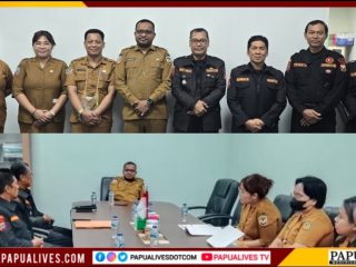 Senkom Mitra Polri Mimika Audiensi dengan Kepala Bappeda, Serahkan Laporan Kegiatan Tahunan