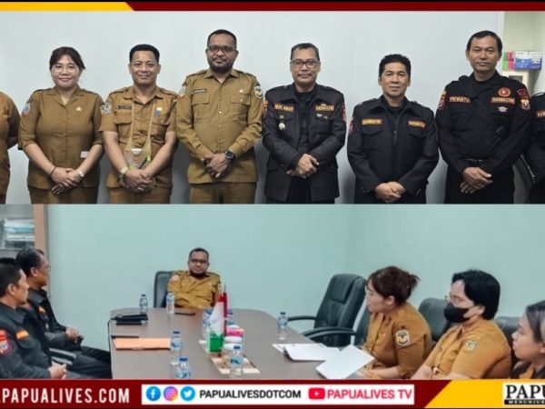 Senkom Mitra Polri Mimika Audiensi dengan Kepala Bappeda, Serahkan Laporan Kegiatan Tahunan